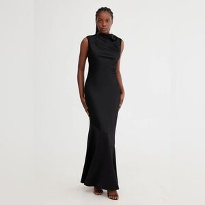 Significant Other Lana Black Maxi Dress Size 8